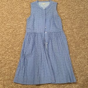 Like new JCrew eyelet dress sz 12